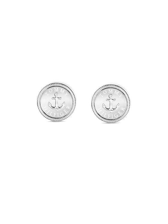 Tommy Hilfiger Tommy Hilfiger Spinki do mankietów 2790701 Srebrny