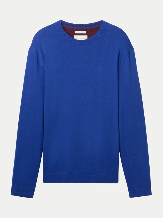Tom Tailor Tom Tailor Sveter 1039810 Modrá Regular Fit