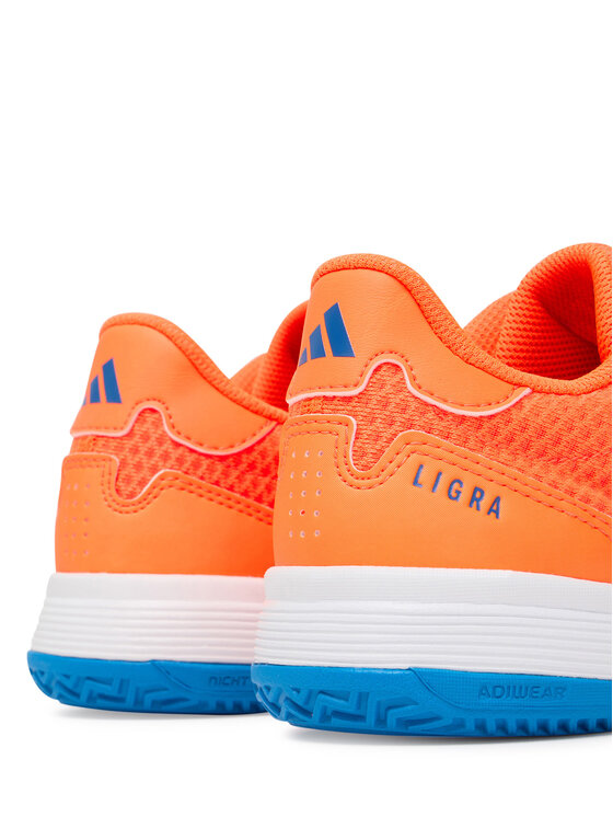 adidas adidas Buty halowe Ligra 8 Indoor Kids JR9299 Pomarańczowy