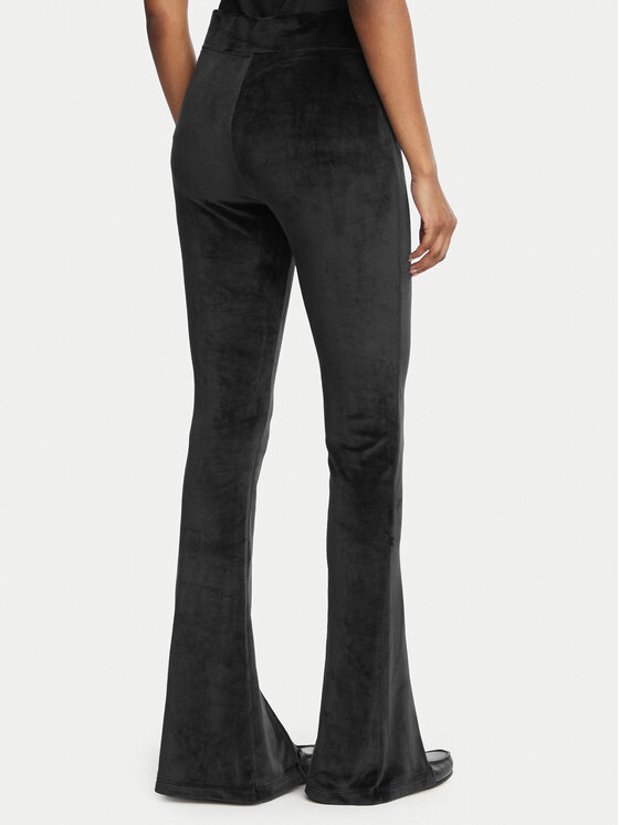 HUGO HUGO Kalhoty z materiálu Nucutey_B 50568260 Černá Flare Fit