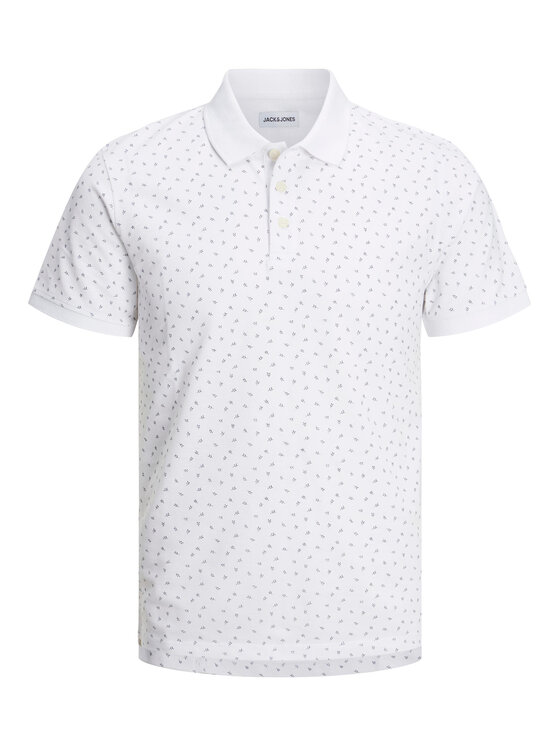 Polo 12225155 Bianco Slim Fit