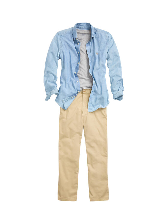 Polo Ralph Lauren Polo Ralph Lauren Тишърт 323832904039 Сив Regular Fit