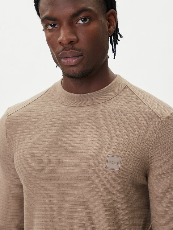 BOSS BOSS Maglione Anion_S 50527584 Beige Regular Fit