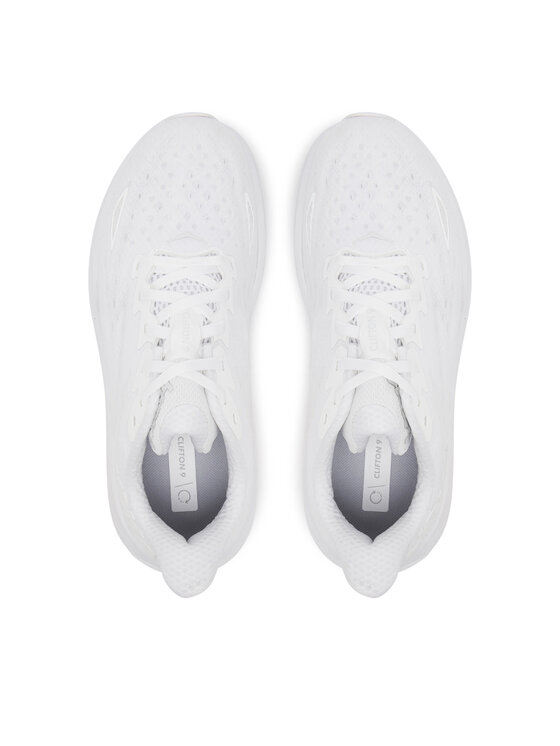 Hoka Hoka Παπούτσια για Τρέξιμο Clifton 9 Wide 1132211 Λευκό