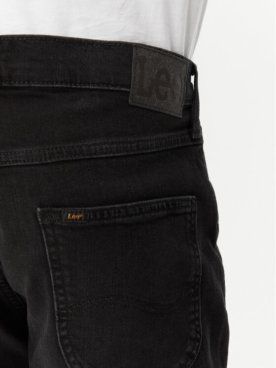 Lee Lee Pantaloni scurți de blugi 5 Pocket 112363930 Negru Regular Fit