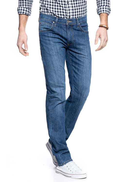 Lee Lee Jeans DAREN ZIP FLY Blu Straight Fit