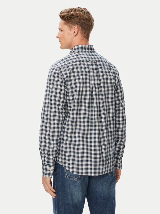 Gant Gant Πουκάμισο 3263002 Πράσινο Regular Fit