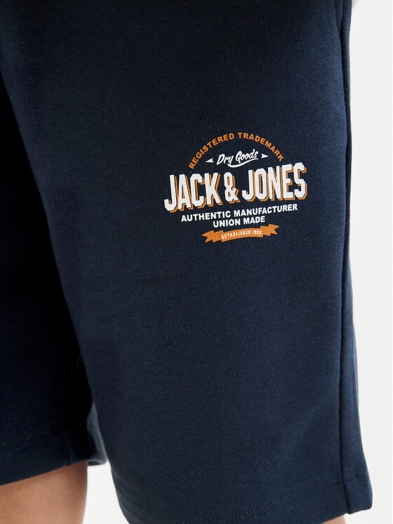 Jack&Jones Junior Jack&Jones Junior Sportske kratke hlače Logo 12249970 Tamnoplava Slim Fit