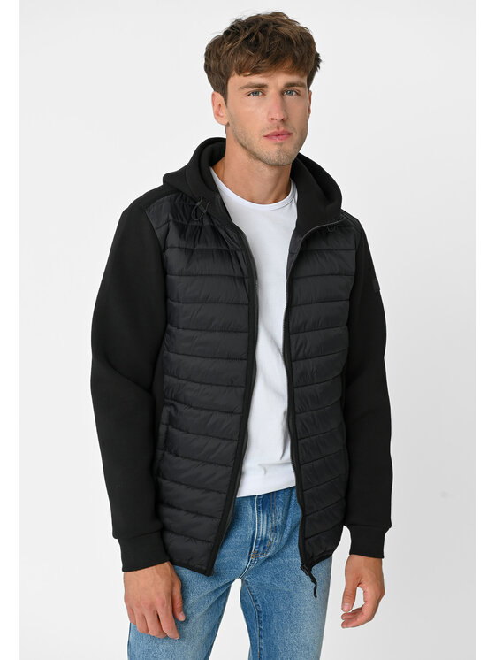 Volcano Volcano Bluza B-KLARK Czarny Regular Fit