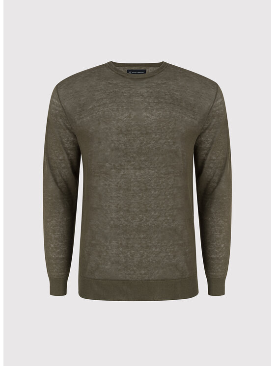 Pako Lorente Pako Lorente Sweter P24SP-2X-003 Zielony Classic Fit