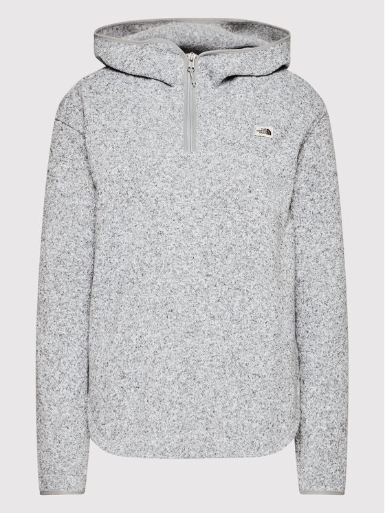 fluffy north face jumper