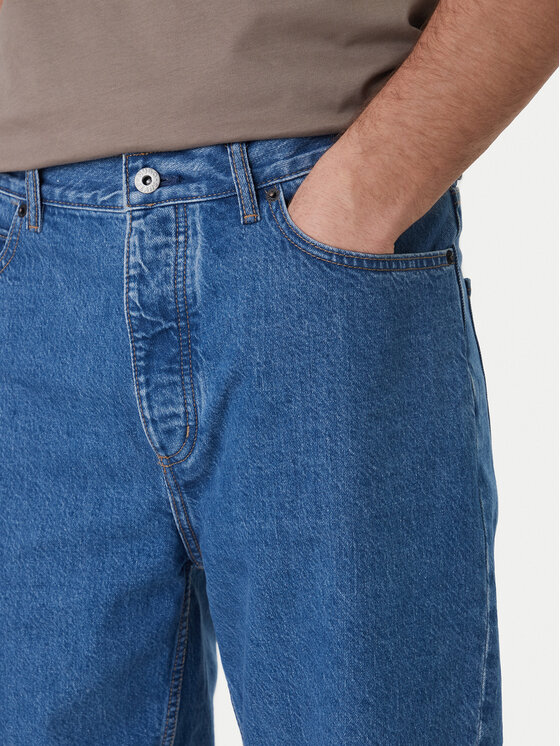 HUGO HUGO Дънкови шорти Skate 50555993 Син Straight Fit