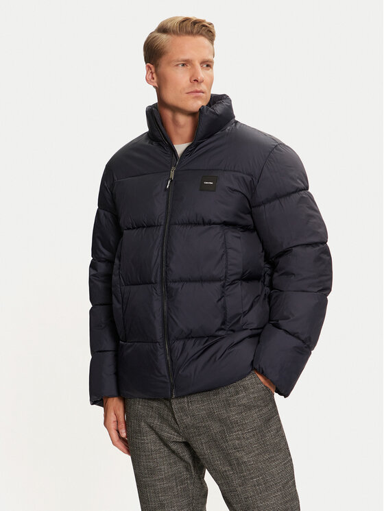 Calvin Klein Calvin Klein Vatovaná bunda K10K113472 Tmavomodrá Regular Fit