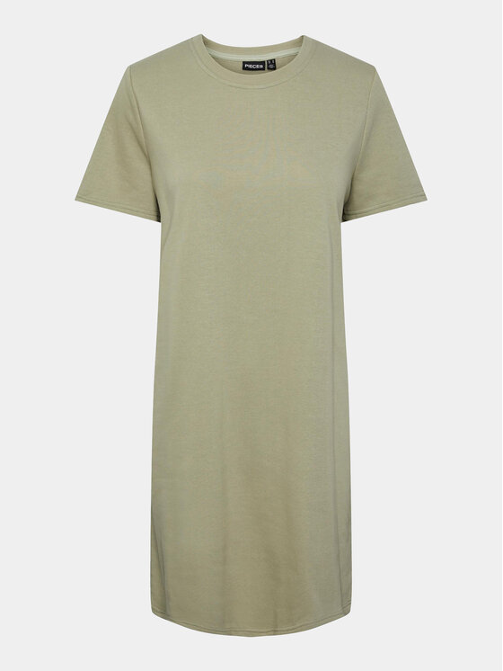 Pieces Rochie de zi Chilli Summer 17148120 Verde Regular Fit