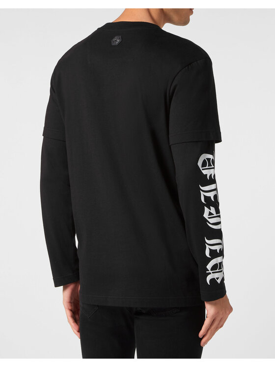 PHILIPP PLEIN PHILIPP PLEIN Tričko 14855 Čierna Regular Fit