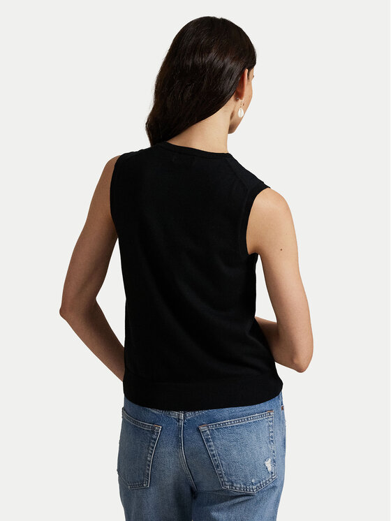 Polo Ralph Lauren Polo Ralph Lauren Пуловер 211972111001 Черен Straight Fit