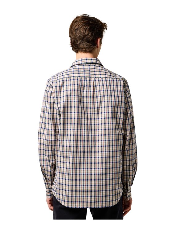 Wrangler Wrangler Koszula 112371553 Beżowy Regular Fit