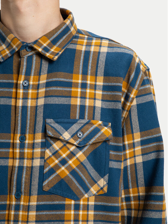 DC Shoes DC Shoes Риза Marshal ADYWT03116 Тъмносин Regular Fit