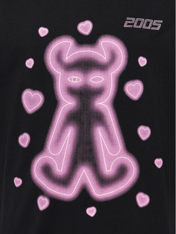 2005 2005 T-Shirt Unisex Lovely Horned Lucy Czarny Relaxed Fit