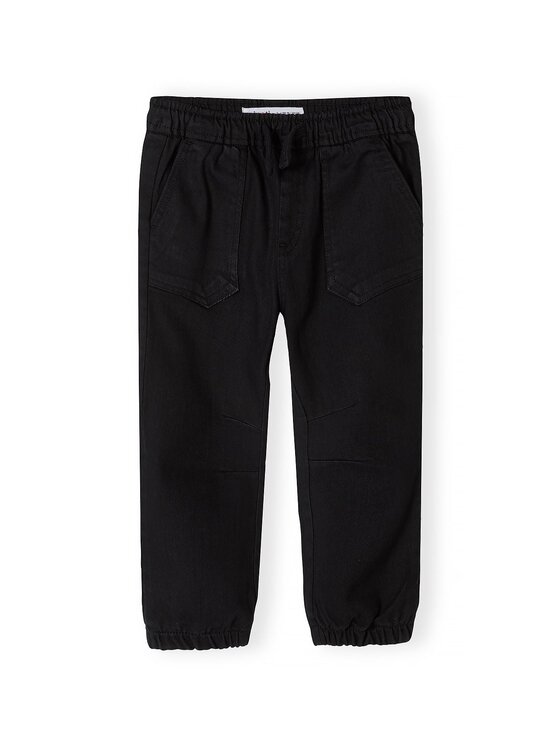 minoti minoti Spodnie materiałowe 33PANT202 Czarny Regular Fit