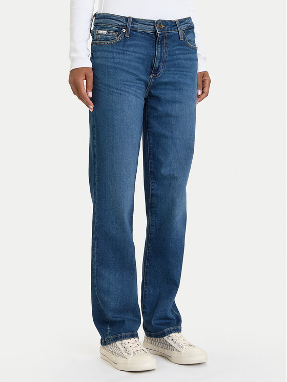 Guess Jeans Guess Jeans Jeansy W5BA98 D5RA3 Tmavomodrá Regular Fit