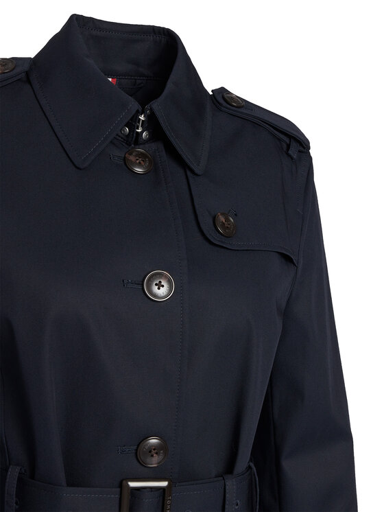 Tommy Hilfiger Tommy Hilfiger Trenčkot Heritage Single WW0WW24966 Tmavomodrá Regular Fit