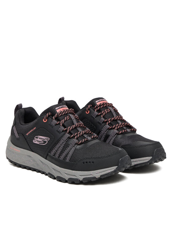 Skechers Skechers Trekingová obuv Escape Plan 180061/BKHP Černá