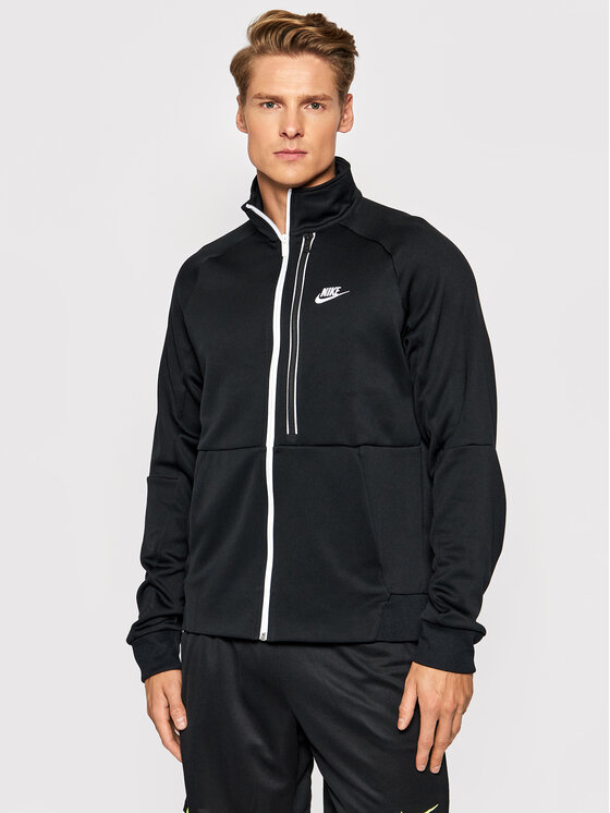 Nike Nike Džemperis ar kapuci Nsw Heritage Tribute DA0003 Melns Regular Fit