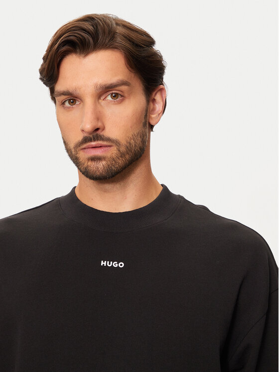 HUGO Hugo Felpa Dapocrew 50525892 Nero Relaxed Fit