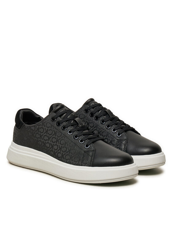 Calvin Klein Calvin Klein Snīkeri Cupsole Lace Up Mono HW0HW02445 Melns