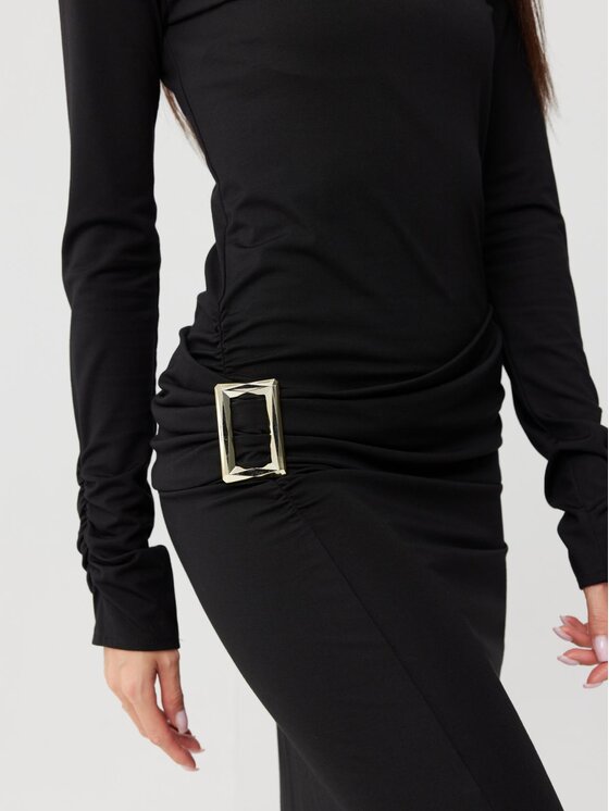 Roco Fashion Roco Fashion Sukienka codzienna Leontine Czarny Slim Fit