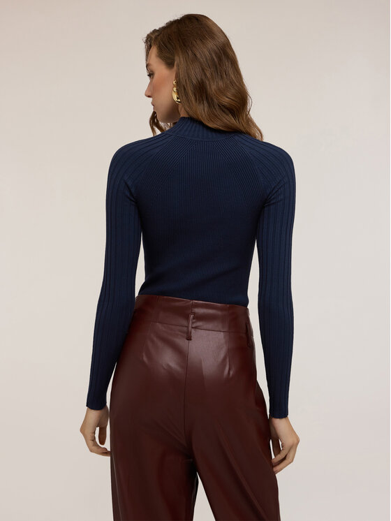 Motivi Motivi Cardigan M360W003443N034 Blu Slim Fit