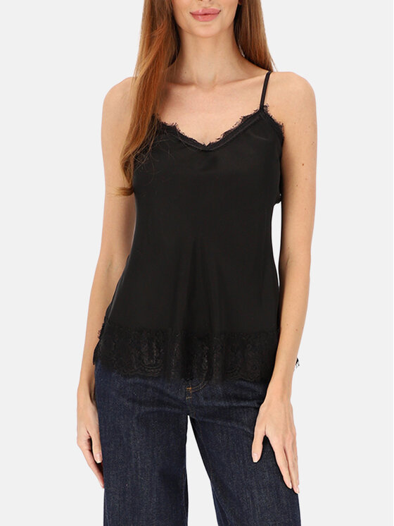 L’AF L’AF Top Amora Czarny Regular Fit