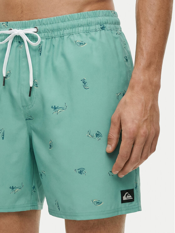 Quiksilver Quiksilver Плувни шорти Stretch Printed Volley 16 EQYJV04217 Светлосиньо Regular Fit