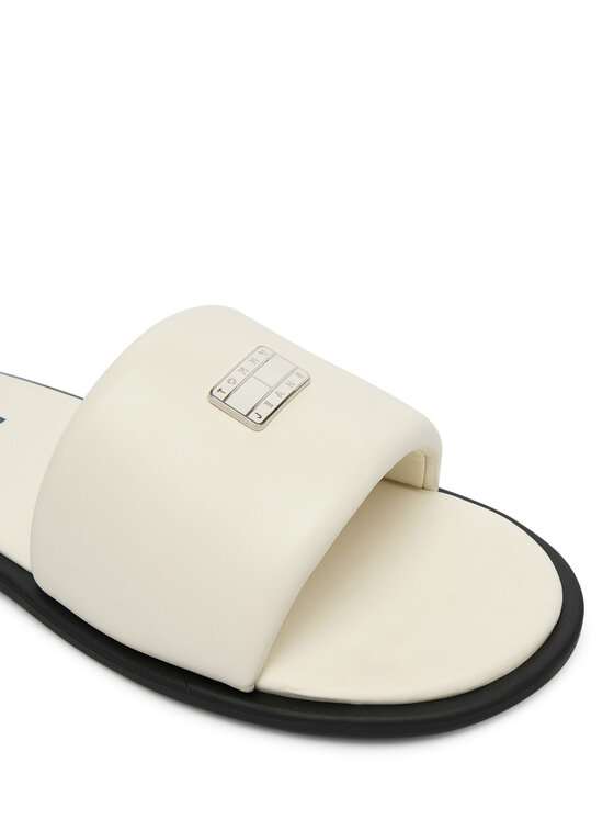 Tommy Jeans Tommy Jeans Παντόφλες Tjw Soft Padded Casual Slide EN0EN02950 Λευκό