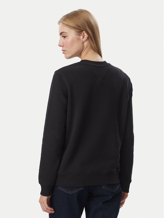 Tommy Jeans Tommy Jeans Суитшърт DW0DW23403 Черен Regular Fit