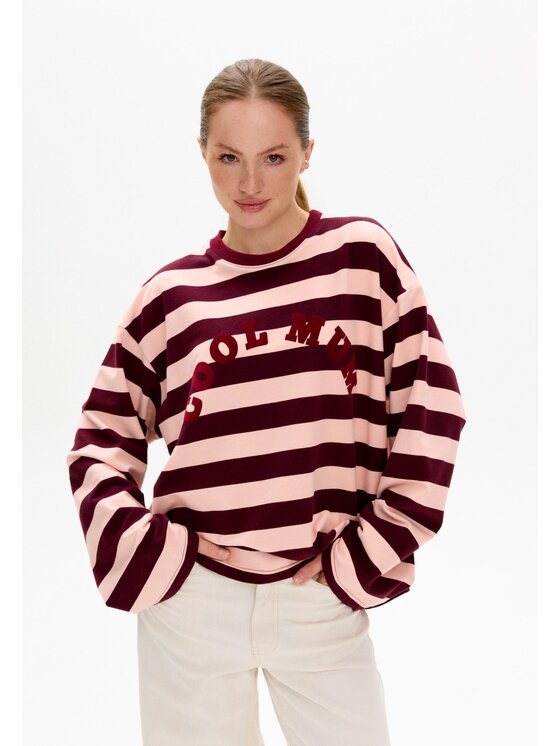 Mirons Mirons Longsleeve Print Kolorowy Regular Fit