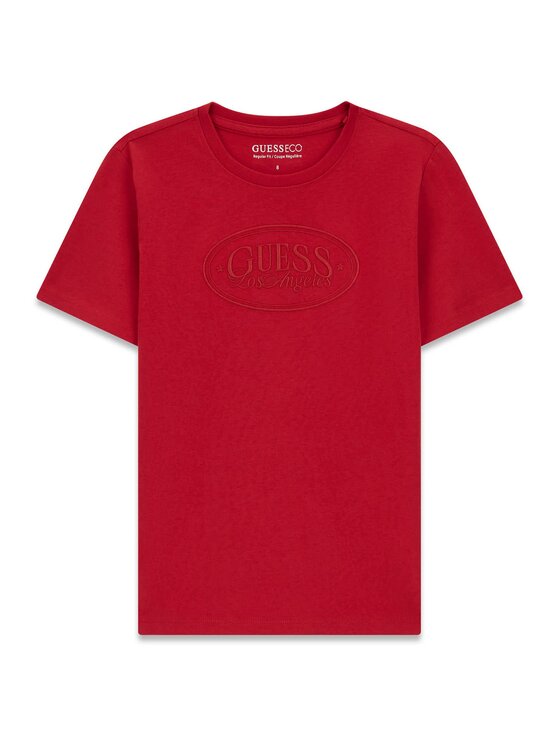Guess Kids Guess Kids T-Shirt 184427 Červená Classic Fit