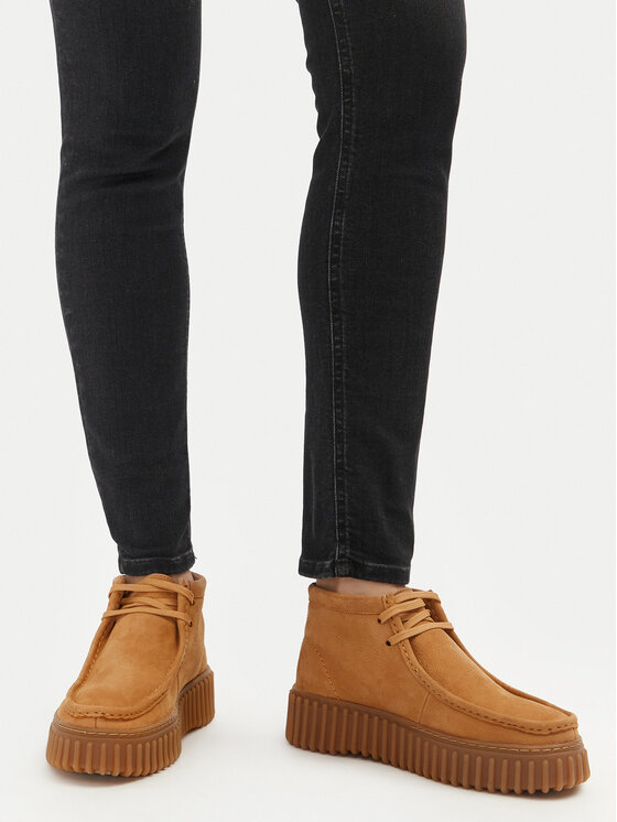 Clarks Clarks Ботильйони Torhill Moss 26179359 Коричневий