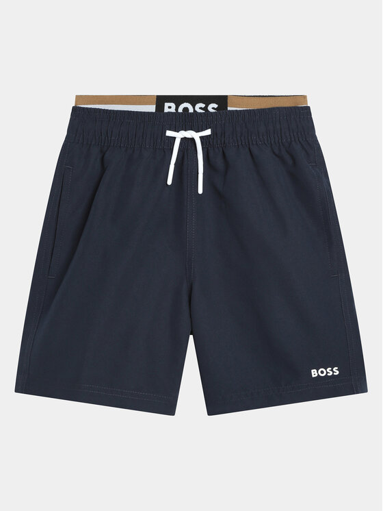 BOSS Badeshorts - Kinderkleidung, Größe 12Y Dunkelblau J50663 S