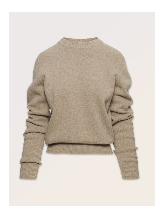 La Mania La Mania Maglione MELLOW Beige Classic Fit