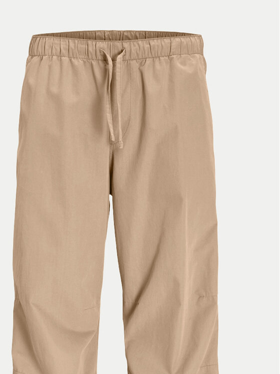 Jack & Jones Jack & Jones Spodnie materiałowe Parachute 12260931 Beżowy Loose Fit