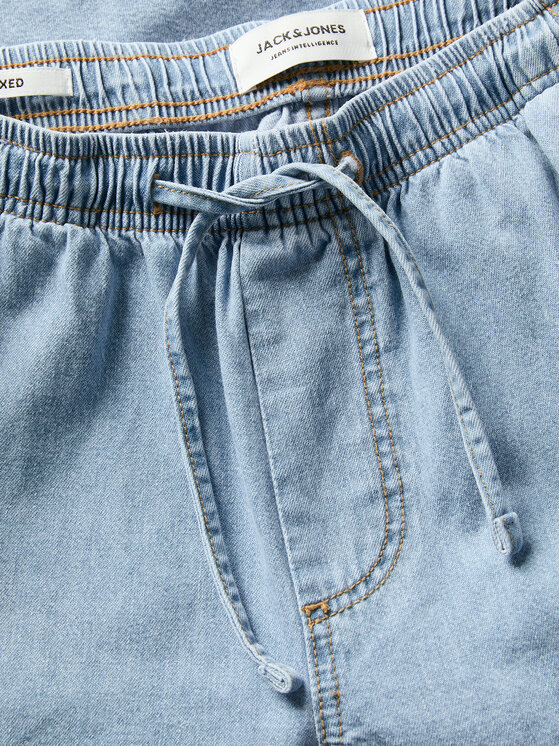 Jack&Jones Jack&Jones Hlače iz tkanine Bill 12270255 Modra Relaxed Fit