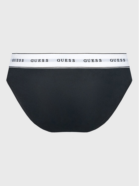Guess Guess Klasične spodnje hlačke Carrie O97E02 KBBU1 Črna