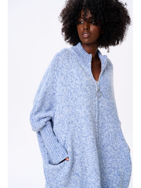 blue shadow blue shadow Kardigan Panga Niebieski Regular Fit
