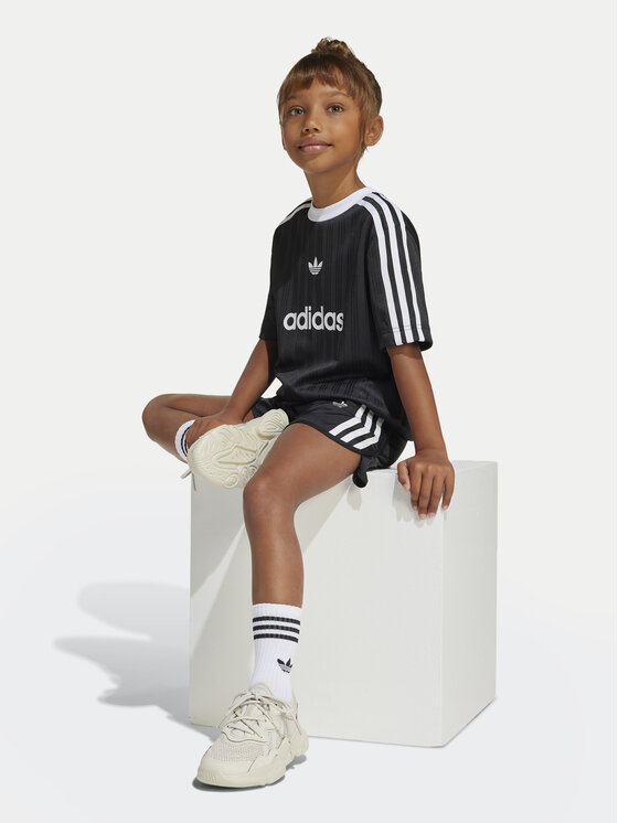 adidas adidas Komplet majica in kratke hlače Football JC7870 Črna Regular Fit