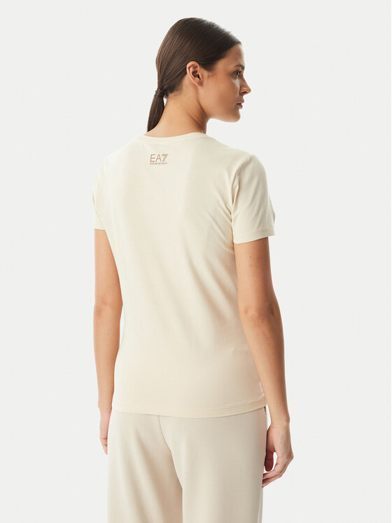 EA7 Emporio Armani EA7 Emporio Armani Tricou 7W001093 AF10373 U1088 Bej Regular Fit