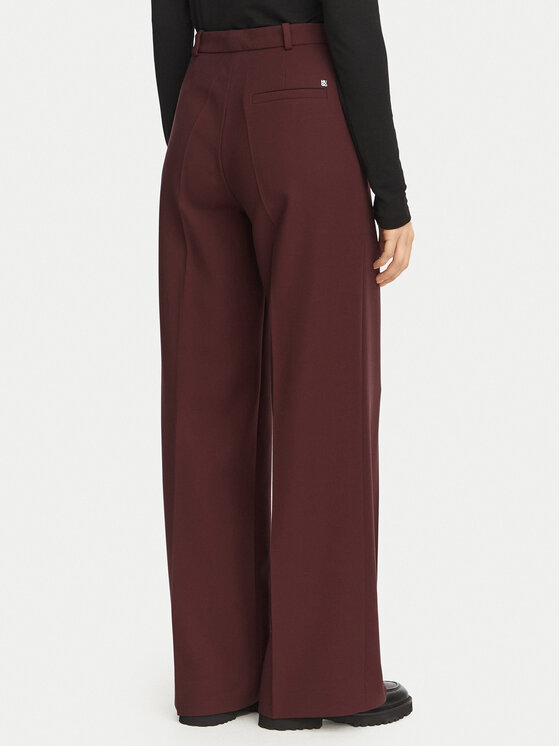 HUGO HUGO Spodnie materiałowe Hambala 50569829 Bordowy Regular Fit