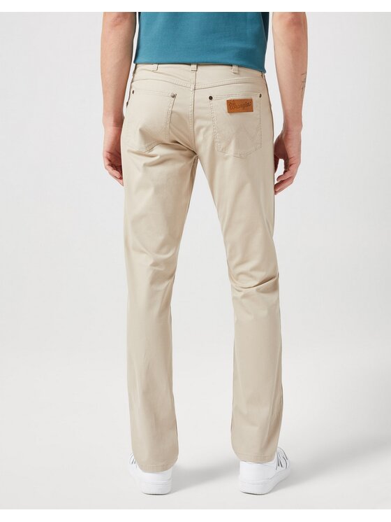 Wrangler Wrangler Jeansy GREENSBORO Beżowy Straight Leg