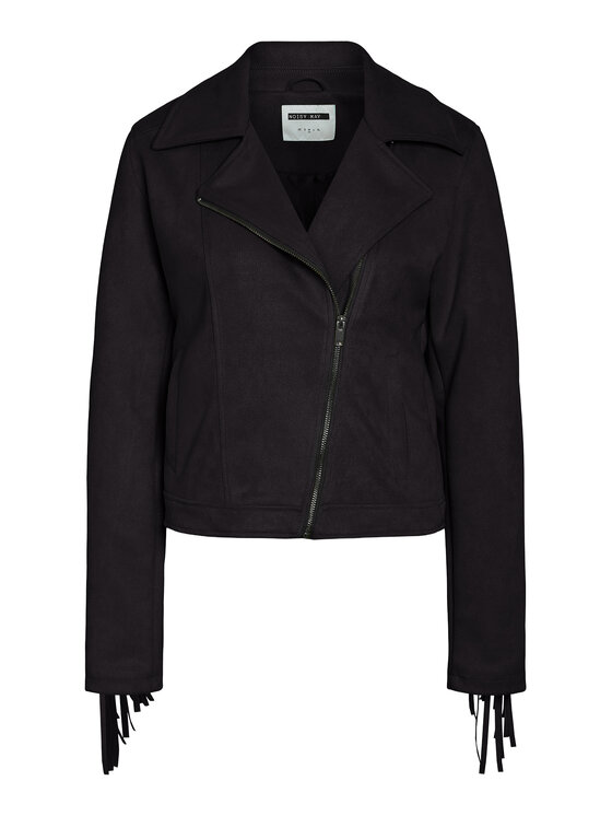 Noisy May Noisy May Geacă din imitație de piele Abby 27033110 Negru Regular Fit